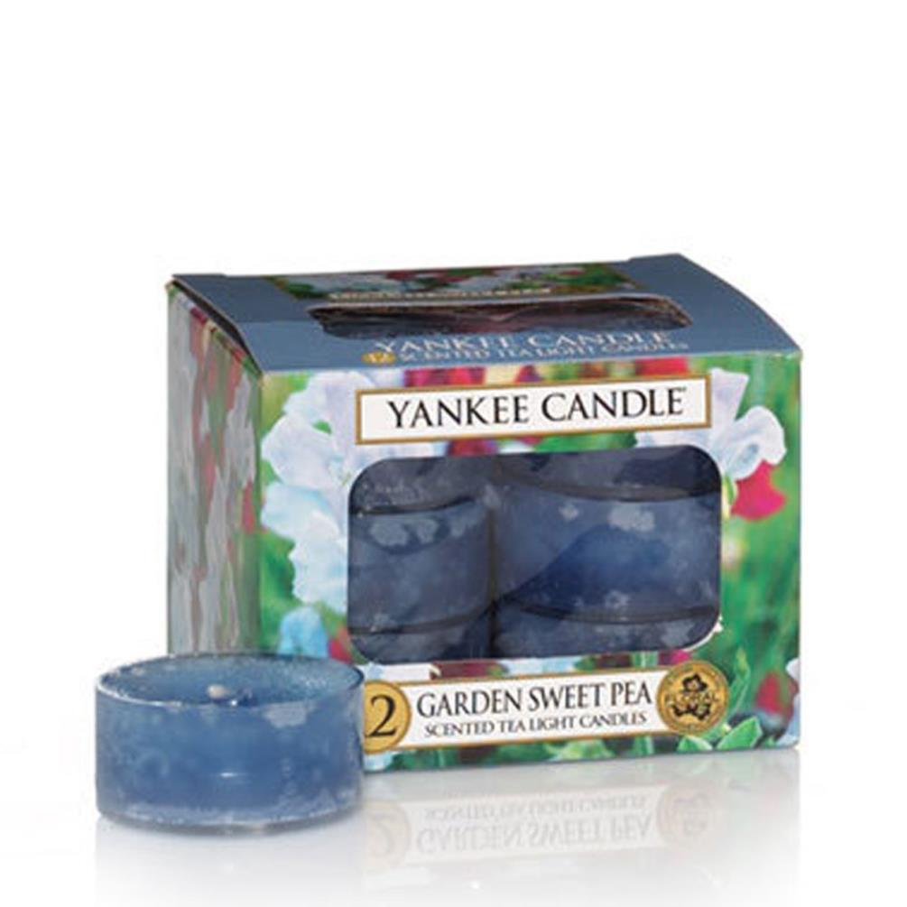 Yankee Candle Garden Sweet Pea Tea Lights (Pack of 12) £4.19